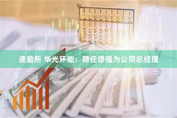 速盈所 华光环能：聘任缪强为公司总经理